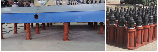 鑄鐵平臺(tái)地錨器安裝