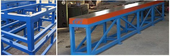 鑄鐵平臺(tái)支架安裝